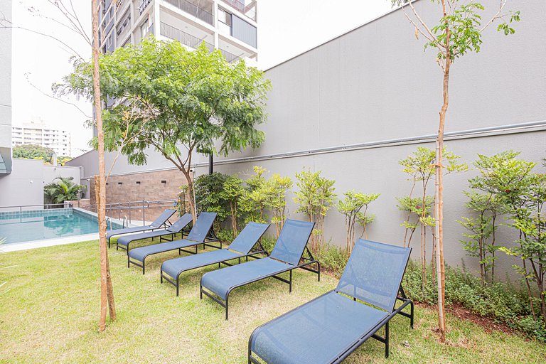 Estúdio 1504 Completo Luxo Vila Olimpia