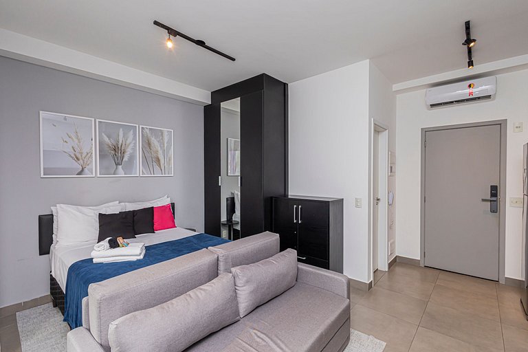 Studio 905 Pinheiros - Completo e Aconchegante