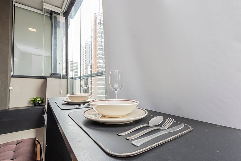 Studio 905 Pinheiros - Completo e Aconchegante