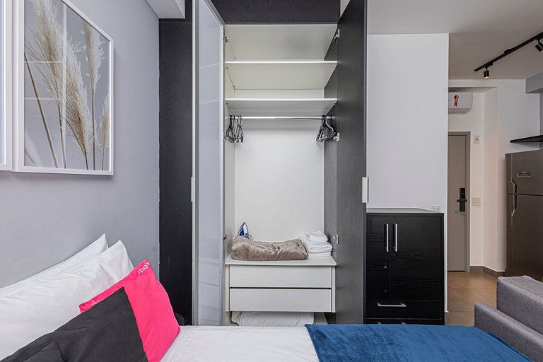 Studio 905 Pinheiros - Completo e Aconchegante