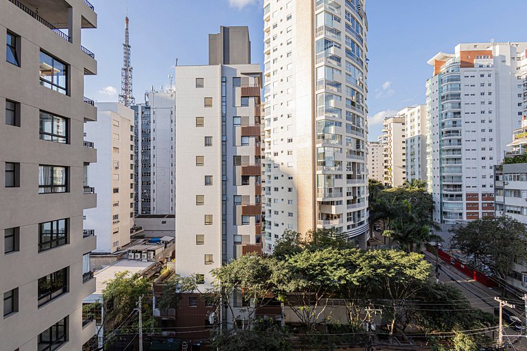 Estúdio 813 no Jardins Prático e Moderno