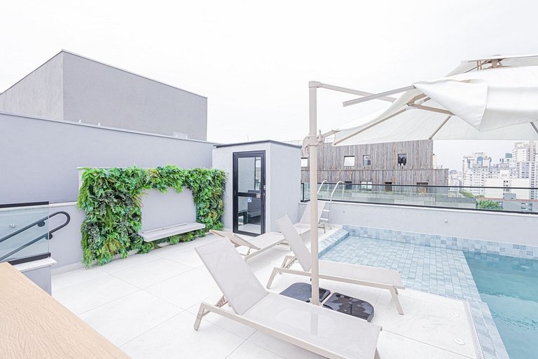 Studio 804 Vila Madalena Luxuoso Completo