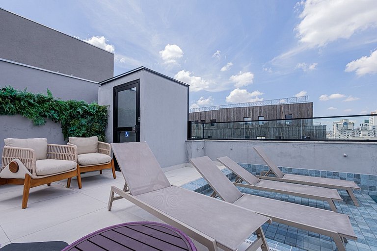 Studio 804 Vila Madalena Luxuoso Completo