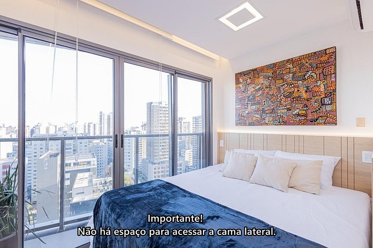 Apartamento 1829 Vista da cidade ao lado do Metrô