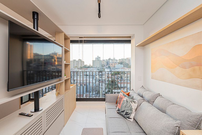Studio 707 Vila Madalena Versátil e Moderno