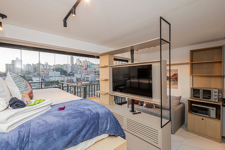 Studio 707 Vila Madalena Versátil e Moderno