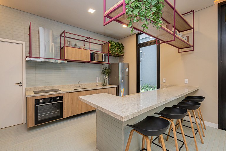 Studio 707 Vila Madalena Versátil e Moderno