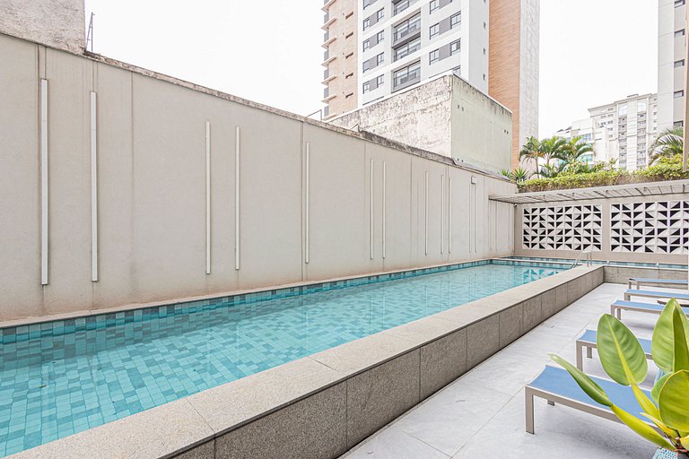 Studio 2111 Vista para a Cidade, metro Paraíso