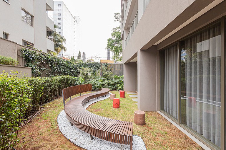 Studio 2111 Vista para a Cidade, metro Paraíso