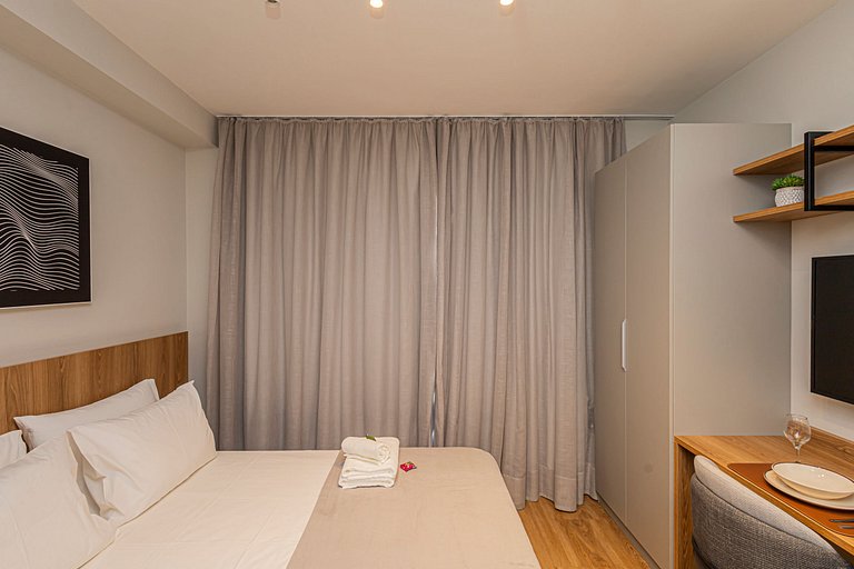 Studio 2111 Vista para a Cidade, metro Paraíso