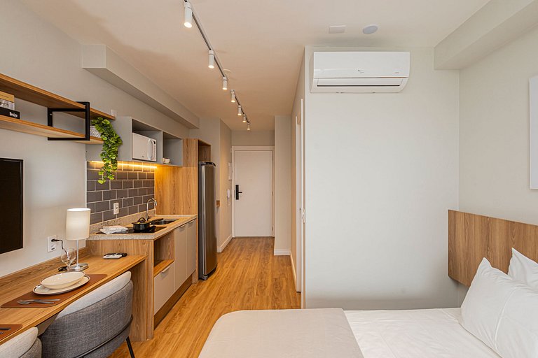 Studio 2111 Vista para a Cidade, metro Paraíso