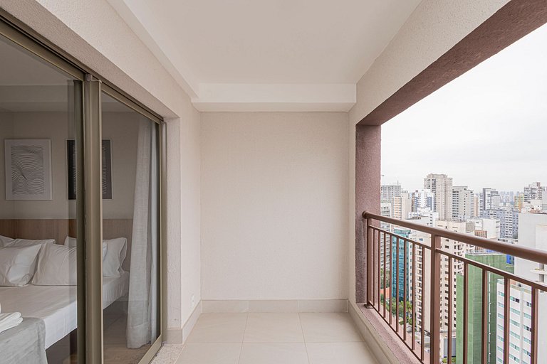 Studio 2111 Vista para a Cidade, metro Paraíso