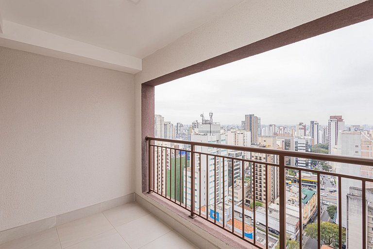 Studio 2111 Vista para a Cidade, metro Paraíso